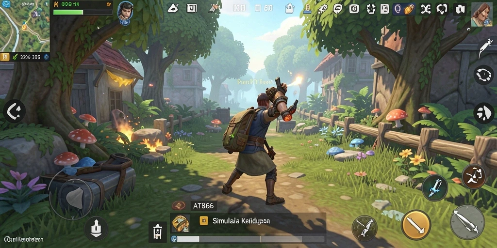 Ikon gameplay menarik dari AT866 dengan detail simulasi yang menakjubkan.