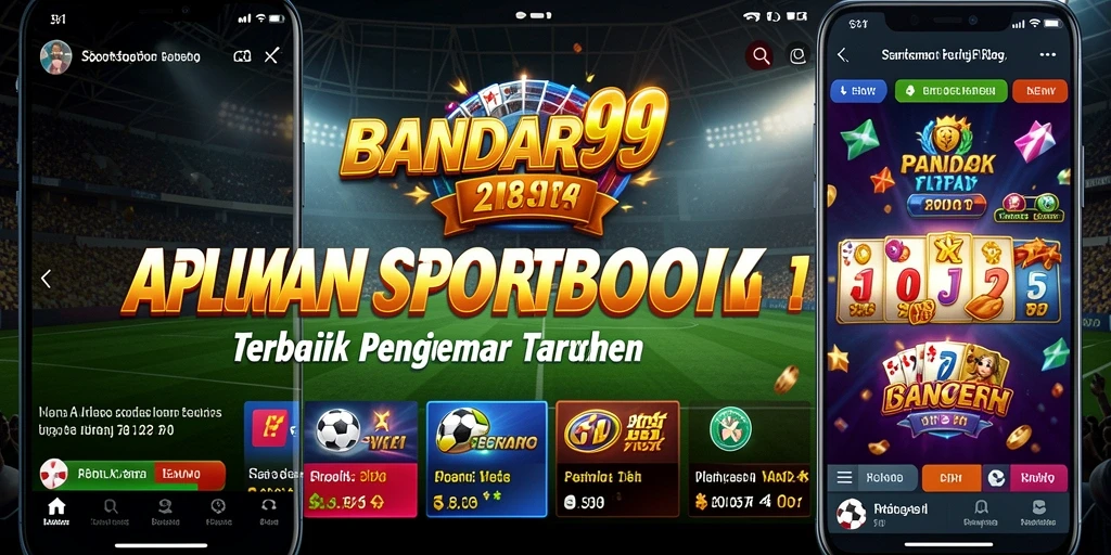 Tampilan seru dari gameplay aplikasi Sportsbook BANDAR99.