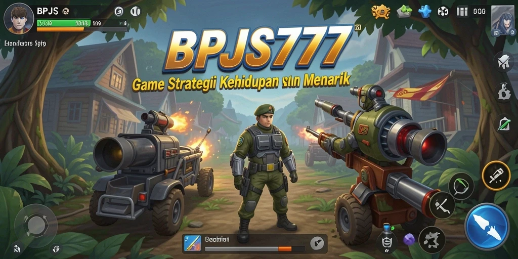 Tangkapan layar utama gameplay dalam BPJS777 yang menunjukkan strategi permainan.