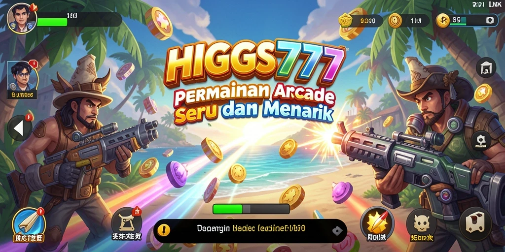 Tampilan menarik gameplay HIGGS777 dalam aksi seru yang mendebarkan.