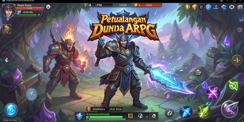 Tampilan gameplay ARPG yang seru dan dinamis di LPO88.