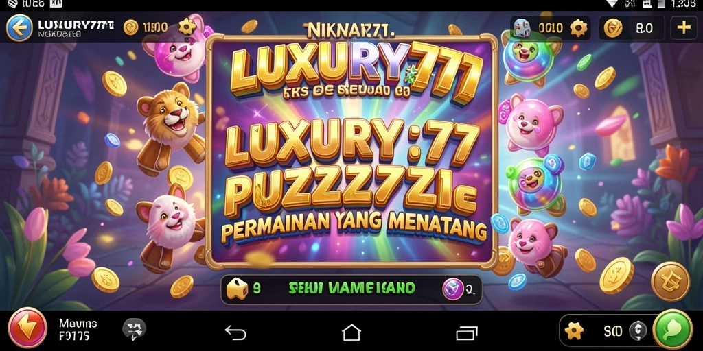 Screenshot gameplay LUXURY777 yang seru dan menantang.