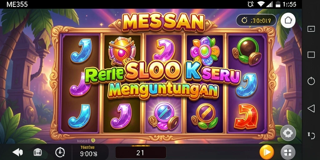 Tampilan gameplay ME355 yang seru dan mengasyikkan.