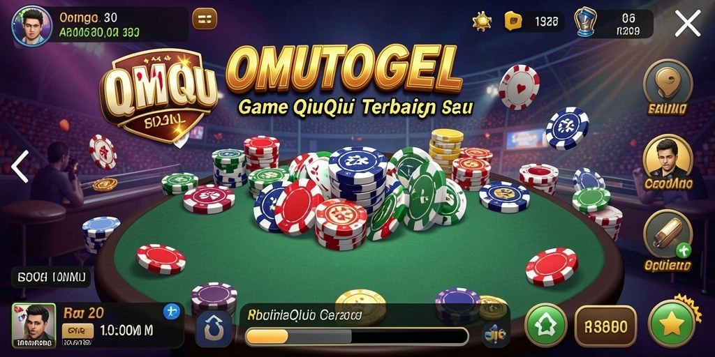 Gameplay seru QiuQiu di OMUTOGEL.