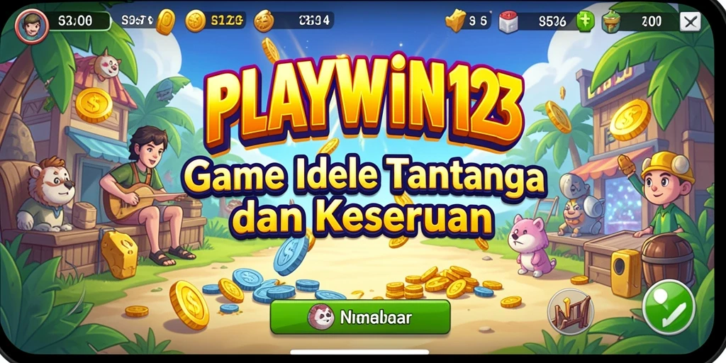 Screenshot gameplay <strong>PLAYWIN123</strong> yang menunjukkan aksi seru dalam game Idle.