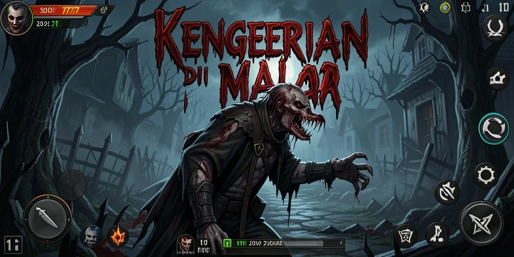 Screenshot gameplay SOV777 menampilkan suasana Horror yang mencekam.