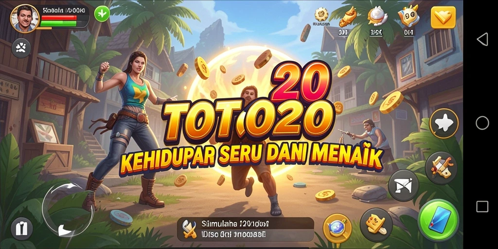 Screenshot TOTO20 yang menampilkan gameplay seru dan interaktif.