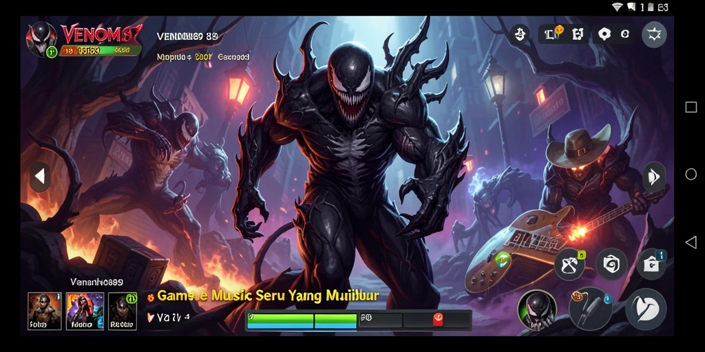 Tampilan gameplay VENOM889 yang penuh warna dan interaktif.